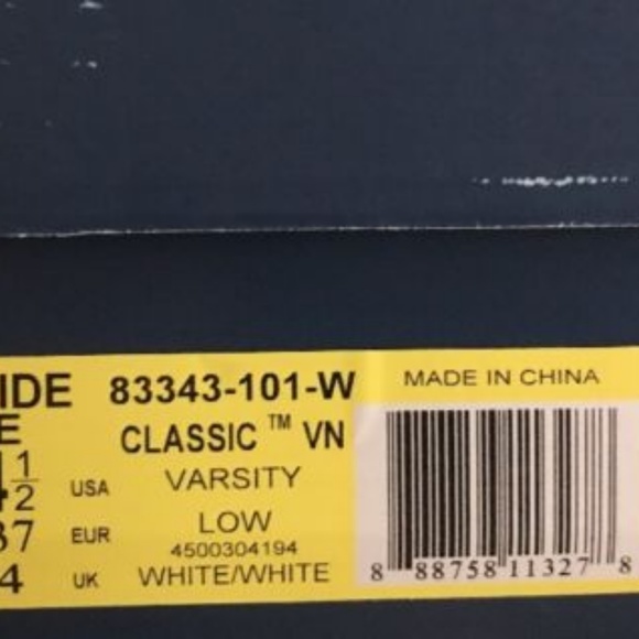 K-Swiss Classic Varsity Low White Tennis Shoes 37 - Picture 3 of 4